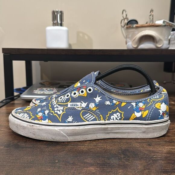 Vans X‎ Disney Donald Duck Sneakers size 11W/9.5 m - Picture 3 of 12